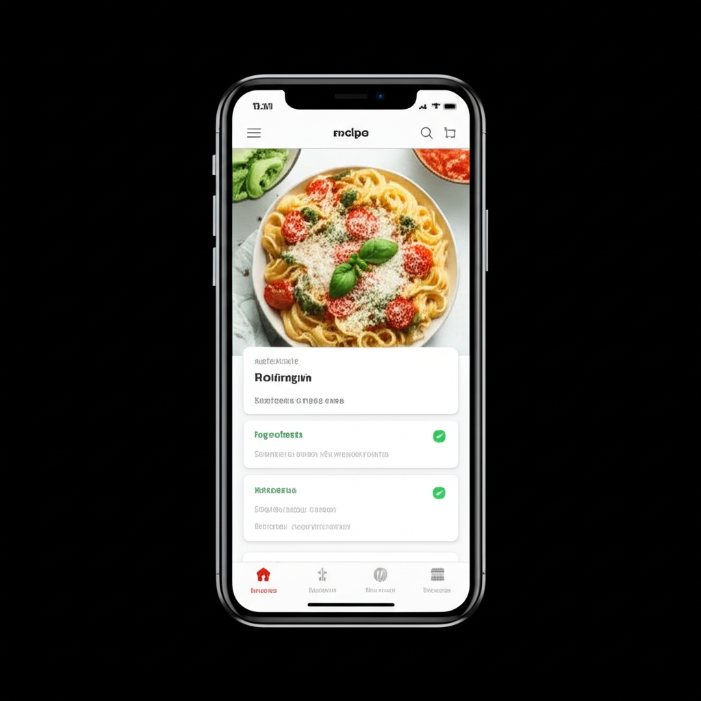 레시피 검색기 - 웹 앱 카테고리의 프로젝트로 수천 개의 레시피, 재료 기반 검색, 영양 정보 및 단계별 요리 지침을 제공하는 요리 발견 플랫폼입니다.을(를) 보여주는 스크린샷